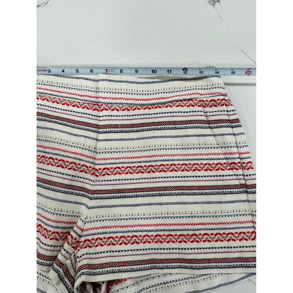 FIFTEEN TWENTY Striped Shorts High‎ Waist Textured Casual Size 4 - Picture 6 of 6